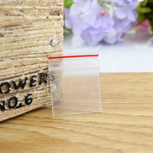 High Quality 1000pcs/lot 5x7cm Small Clear Bags With Red Line Ziplock Reclosable Bags Packing Plastic Bags gifts Bag 2024 - buy cheap