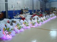 Inflatable Lily flowers chain for Party Decoration 2024 - buy cheap