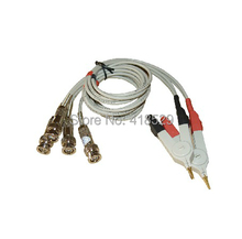 1 Set  Kelvin Clip 4 Port Test Clip Kelvin test cable for LCR Meter 2024 - buy cheap