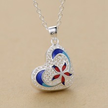 silver plated Necklace New Sale silver necklaces & pendants /GHIPMAVC SCUBIGZE 2024 - buy cheap