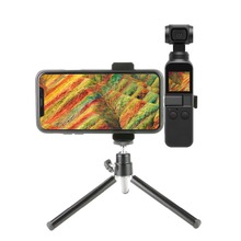 Tripé para dji osmo pocket multifuncional, feito em liga de alumínio, suporte para celular, vídeo 4k 2024 - compre barato