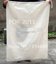 (500PCS/LOT) SIZE 50x70cm large cotton drawstring bag with logo 2024 - buy cheap
