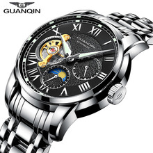 GUANQIN Mens Watches Multifunctional Mechanical Automatic Watch Chronograph Stainless Steel Waterproof Luminous Hardlex Clock 2024 - buy cheap