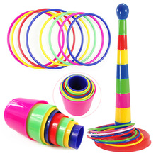 Kids Outdoor Toys Garden Games Fun Throwing Rings Set Parent-child Interactive Family Party Educational Toy For Children 2024 - buy cheap