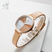 Shengke Creative Shell Fashion Women Watches Quartz ladies watch Wristwatch Leather Strap Reloj Mujer Montre Femme new 2019 2024 - buy cheap