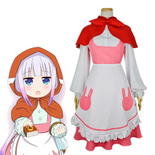 Disfraz de Anime de Kobayashi, vestido de uniforme de la dama de dragón Kanna Kamui, san Chi, no Maid 2024 - compra barato