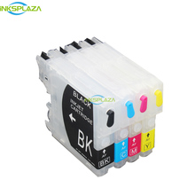 CISSPLAZA Refillable Ink Cartridges compatible for Brother LC39 985 DCP-J125/J315W/J515W/MFC-J265W/J410/J415W/J220 2024 - buy cheap