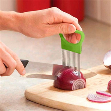 New Shrendders & Slicers Tomato Onion Vegetables Slicer Cutting Aid Holder Guide Slicing Cutter Safe Fork 2024 - buy cheap
