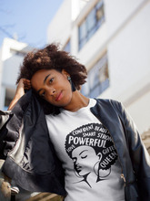 Afro Lady Girl Power T-Shirt Graphic Feminist Gift Tops Inspiring Words Letter Girl Power Slogan Grunge Tee Aesthetic Red shirts 2024 - buy cheap