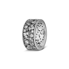 Anel feminino com folhas brilhantes e joia feminina 925 prata esterlina anel para mulheres prato 925 para bague 2024 - compre barato