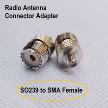 Brand New Walkie Talkie RF Adaptors SO239 to SMA- F Female Antenna Connector For BAOFENG UV-5R UV-82 KG-UVD1P PX-888K Radios 2024 - buy cheap
