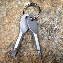 Chave de fenda phillips 2 em 1, conjunto de chaves de fenda phillips, multiferramenta edc, ferramenta com chaveiro 2024 - compre barato