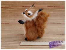 squirrel model simulation lovely squirrel about 12x6x13cm fur model home decoration gift h1467 2024 - buy cheap