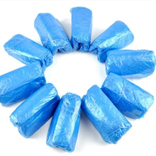 100pcs/set Plastic Waterproof Disposable Shoe Covers Rainy Day Carpet Floor Protector Thick Cleaning Shoe Cover Blue Overshoes 2024 - buy cheap