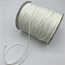 Cuerda de algodón encerado para fabricación de joyas, cuerda de rosca de 0,5mm, 0,8mm, 1mm, 1,5mm, 2mm 2024 - compra barato