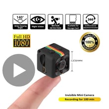 Sq11 sq 11 mini câmera com visão noturna, câmera inteligente e pequena com vídeo, sem fio 1080p, pequena e portátil, microcâmera em miniatura 2024 - compre barato