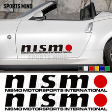 2 шт. наклейка для автомобиля Стайлинг автомобиля для Nissan NISMO Almera Tiida Qashqai Juke Patrol X Trail Sentra Note Micra аксессуары 2024 - купить недорого