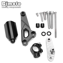 BJMOTO CNC Motorcycle Adjustable Steering Stabilize Damper Bracket Mount kit For BWM S1000 2014-2015 Moto Steer Support 2024 - buy cheap