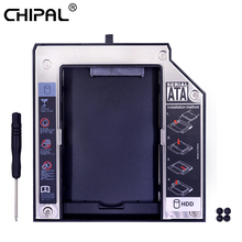 CHIPAL 2nd HDD Caddy 12,7mm SATA 3,0, carcasa para SSD de 2,5 pulgadas, 2TB, para Lenovo ThinkPad T420 T430 T510 T520 T530 ODD CD-ROM 2024 - compra barato