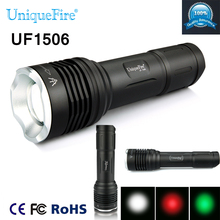 Uniquefire 100% Authentic 1506 XRE LED Flashlight Hunting Light Green/Red/White Sportlight 3Mode For Camping Free Shipping 2024 - buy cheap