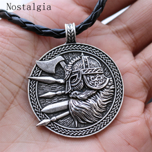 Nordic Pirate Viking Warrior Odin Pendant Necklace sword axe soldier amulet Men's Pendant Necklace Give Friends the Best Gift 2024 - buy cheap