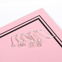 New Fashion 1Pcs Multi Size 925 Sterling Silver Fashion Findings Earring Hooks Clasp Accessories For DIY Jeweley Making Findings 2024 - buy cheap