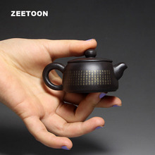 100ml Authentic Yixing Teapot Mini Buddhist Scriptures Pot Chinese Healthy Purple Clay Pot Zisha Kung Fu Tea Set Tea Pot Kettle 2024 - buy cheap