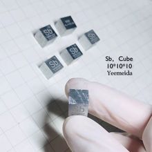 Tabla Periódica de elementos tallados Sb de Metal antimonio 99.9%, Cubo de 10mm 2024 - compra barato