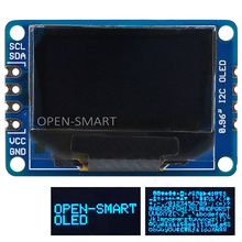 OPEN-SMART 0.96 inch Blue Color OLED I2C Interface Display Breakout Module 128x64 Compatible for Arduino 2024 - buy cheap