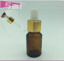 5ML Pipet Dropper Bottle, Amber Glass Dropper Bottle 5ML, Amber Dropper Vials, Brown Essential Oil Packing Bottle, 50pcs/Lot 2024 - buy cheap