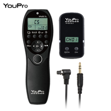 YouPro YP-870 N3 2.4G Wireless Remote Control LCD Timer Shutter Release Transmitter Receiver for Canon 7D 5D 5D2 5D3 DSLR Camera 2024 - buy cheap