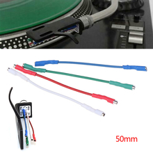 4Pcs 50mm 5N Pure Sliver Leads Header Wire Cable  Universal For 1.2-1.3mm Pins Turntable Phono Headshell 2024 - buy cheap