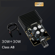 TDA7377 Автомобильный цифровой усилитель аудио Плата стерео двухканальный 30 Вт + 30 Вт Класс AB Усилитель для 4-8 Ом динамик DC12V 2024 - купить недорого