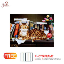 Diamant Painting DIY 5D Diamond Painting Cross Stitch Square Mosaic Diamond Embroidery Cats Book Needlework Patterns 2024 - buy cheap