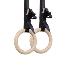 1 пара/лот деревянный 1,1 "Портативный гимнастические кольца для гимнастики фитнеса дома блины для кроссфита силовой тренинг 2024 - купить недорого