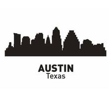 Austin City Decal Landmark Skyline Wall Stickers Sketch Decals Poster Parede Home Decor Sticker 2024 - buy cheap