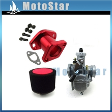 Parafusos filtro de ar vermelho, performance mikuni vm22 3847 carburador carb principal para predador 212cc gx200 19cc, mini kart de bicicleta 2024 - compre barato