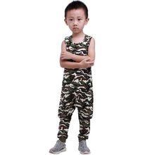 Seartist Baby Girls Boys Harem Romper Girl Boy Summer Camouflage Jumpsuit Kids Sleeveless Tank Rompers Kids Jumper 2022 New 30C 2024 - buy cheap