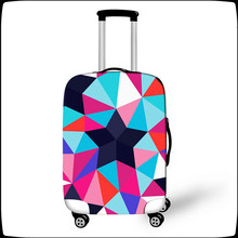 Geometric 3D Print Luggage Cover 18-32 Inch Case Suitcase Covers Trolley Baggage Dust Protective Case Cover Travel Accessories 2024 - compre barato