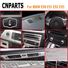 CNPARTS For BMW 3 Series BMW E90 E91 E92 E93 Car Styling Interior Stickers Air Conditioner Center Console Outlet Frame Covers 2024 - buy cheap