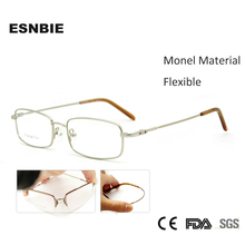ESNBIE Monel Men Glasses Frame Titanium Flex Memory Prescription Glasses armacao para oculos de grau Eyewear Frame Nerd 2024 - buy cheap