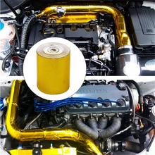 Auto Car Motor Exhaust Pipe Decorative Tape Heat Shield Wrap Tape Gold Aluminum Foil Tape Sticker 2024 - buy cheap