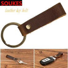 Car Key Rings Genuine Leather Auto Keychain Holder For Volvo S60 XC90 V40 V70 V50 V60 S40 S80 XC60 XC70 Nissan Qashqai X-TRAIL 2024 - buy cheap