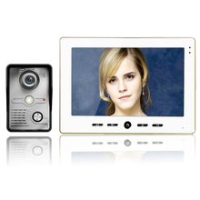 Видеодомофон с цветным ЖК-монитором 10 дюймов и дверным звонком 2024 - купить недорого