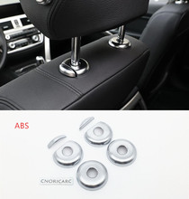 Chrome ABS Headrest Adjustment Buttons Cover Trim for BMW 3 Series f30 2013-18 Car Styling Head Pillow Lifting button Decoration 2024 - buy cheap