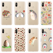 Funda trasera Kawaii de erizo para Xiaomi Mi A1, A2 Lite, 8 SE, 5, 5C, 5S, 5X, 6, 6X Plus, suave funda de silicona para Xiaomi MiA1, MIA2, Mi8 2024 - compra barato