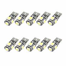 AGLINT 10PCS T10 W5W 168 194 LED Bulbs CANBUS No Error 5050SMD 5 Chips Replacement Bulbs Interior Dome Light Reading Lamp White 2024 - buy cheap