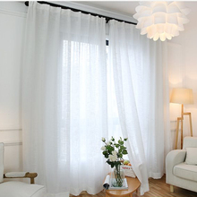 Perspective Cortina Chinese Thick Curtains For Bedroom Kids Cotton Tulle Sheer For Living Room Window Balcony Curtain 2024 - buy cheap