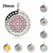 New arrival Hummingbird 20mm 316L Stainless Steel essential oil diffuser locket Perfume pendant necklace Free 10pads 2024 - buy cheap