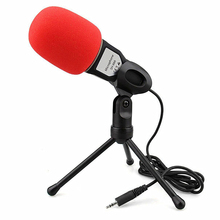 Condenser Microphone With Stand For Phone Computer Lapel Smartphone Microphone Karaoke Family Home Holiday Gathering Party 2024 - buy cheap